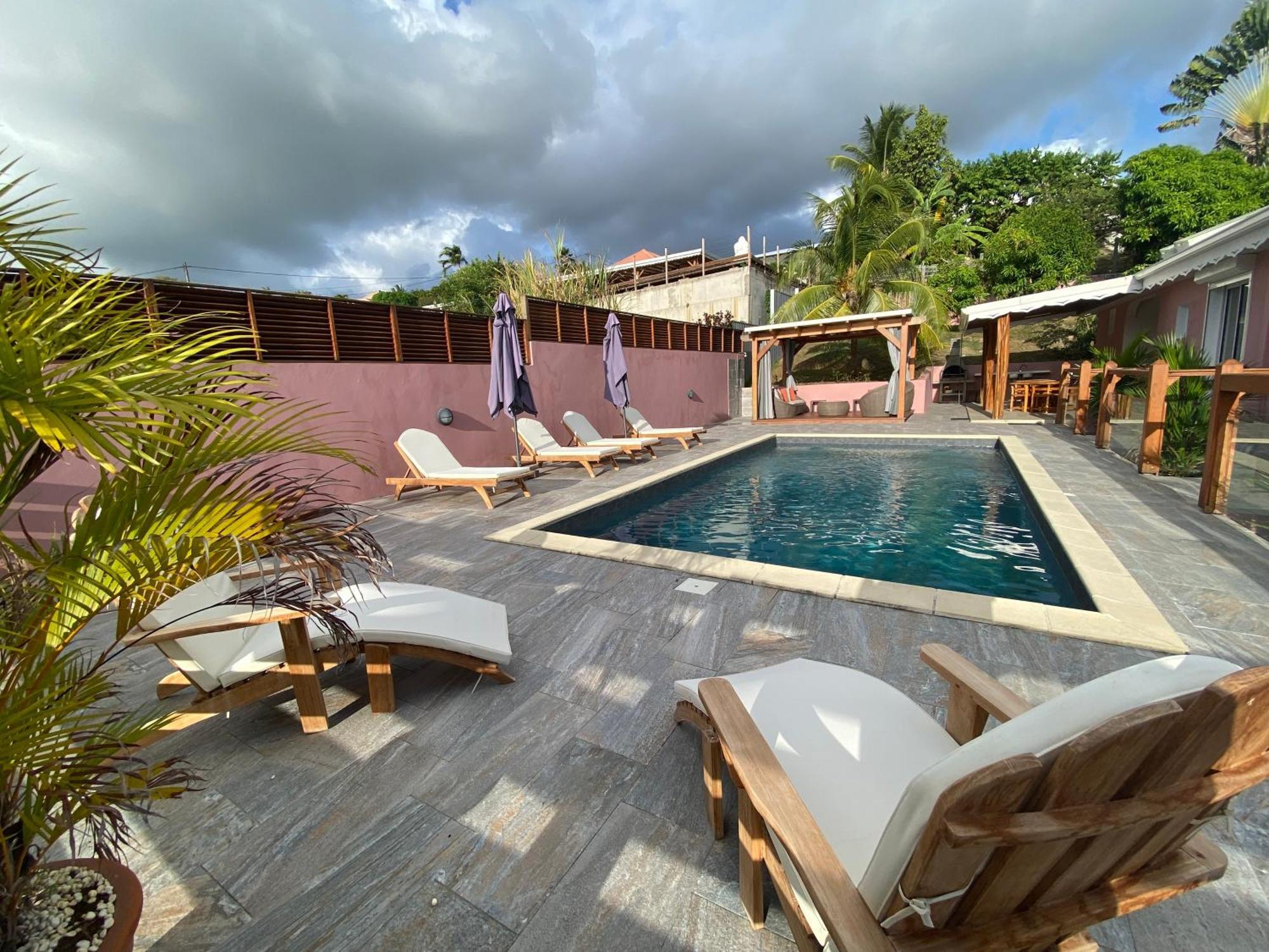 Villa Avec Piscine, Vue Sur Mer, Rocher Du Diamant Sainte-Luce Eksteriør bilde